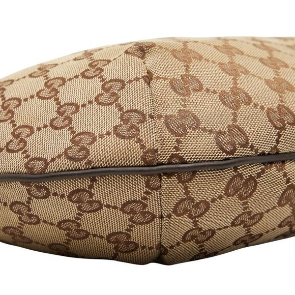 Gucci GG Campus Crossbody Shoulder Bag 181092 Brown Canvas Leather Women's Gucci - Picture 5 of 9